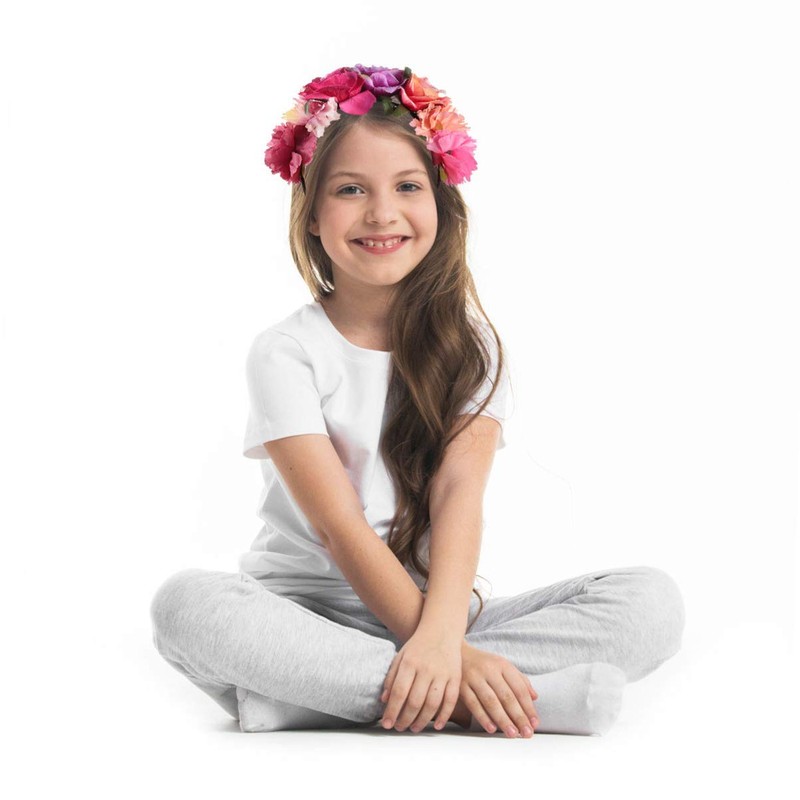 minkissy Mexican Headband Halloween Party Wreath Crown Headpiece Rose Garland