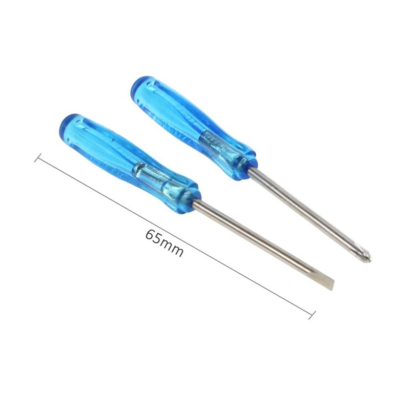 6 Piece 2mmx65mm Mini Precision Screwdriver Set, 2.0mm Slotted Flat