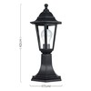 Traditional Black IP44 Outdoor Garden Lamp Post Lantern Light