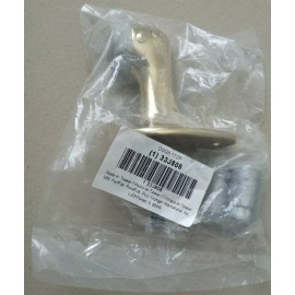 Grainger Solid Brass Rigid Door Stop, Floor Mount, Polished Brass Finish, 2-3/4"H 33J806