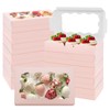 Jyongmer 60Pcs Cookie Boxes Pastry Boxes with Clear Window 7