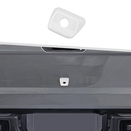 Jimen Tailgate Camera Rear Cover Trim Fit for Jeep Gladiator JT 2020-2025 (White)