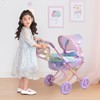 Olivia's Little World Baby Doll Stroller, 2-in-1 Doll Pram Buggy