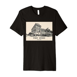 Fort Myers Florida Vintage Retro Travel Souvenir Premium T-Shirt