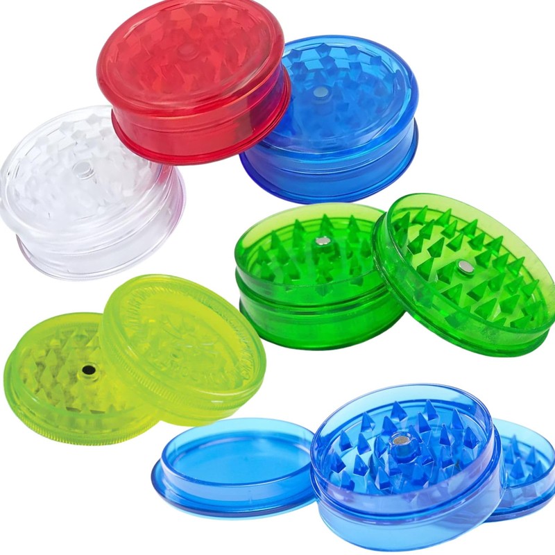 Plastic Grinders 60 mm 3Piece Grinder Spice Mill Ideal for