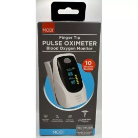 MOBI Finger Tip Pulse Oximeter Blood Oxygen Monitor (BRAND NEW FACTORY SEALED)