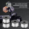 4 Rolls Rebar Tie Wire Tool, 0.8 mm 360 ft