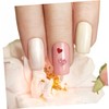 WOONEKY 8sheets Charming Heart Shaped Nail Decals Manicure Stickers for
