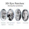 3PCS Adjustable Right Eyepatch Soft Black 3D Eye Patches Comfortable