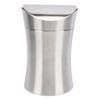 Stainless Steel Desk Trash Can, Swing Lid Mini Desk Garbage