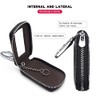 VSLIH Universal Genuine Leather Car Key Fob Case