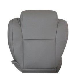 SecosAutoparts Driver Side Bottom Replacement Leather Seat Cover Graphite Gray Compatible with Toyota Tundra 2007 2008 2009 2010 2011 2012 2013