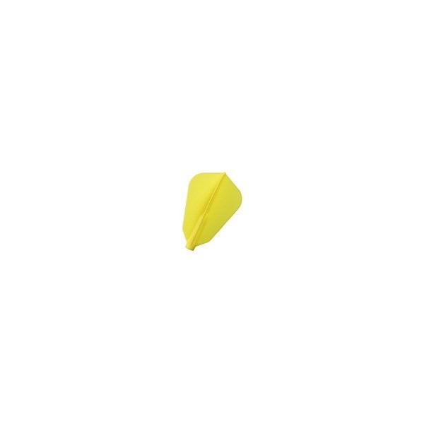 Cosmo Darts Fit Flight 3 Pack F-Shape Dart Flight (Yellow)