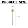 LD-YUNJIA Stainless Steel Cocktail Toothpicks,Bees Cocktail Picks for Bar Barbecue