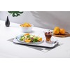 ZAINCA Large Melamine Serving Tray with Handles, 16.75 x 11.5