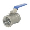 VARMHUS 2PCS 1-1/4" Stainless Steel 304 Ball Valve 1Pc Type
