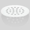 Bropury 4-1/4-Inch Easy-to-Install Snap-in Shower Drain Cover Floor Drain Replacement
