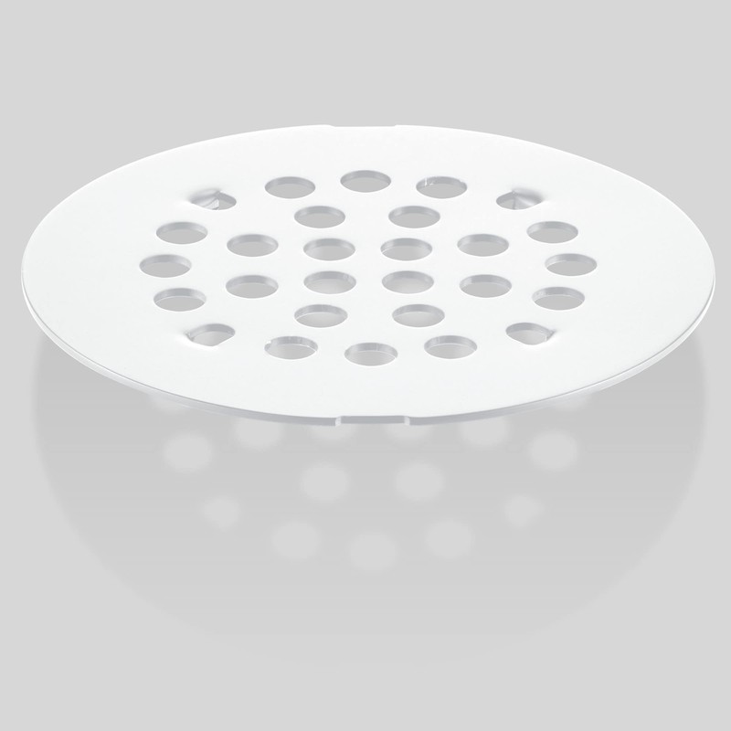 Bropury 4-1/4-Inch Easy-to-Install Snap-in Shower Drain Cover Floor Drain Replacement