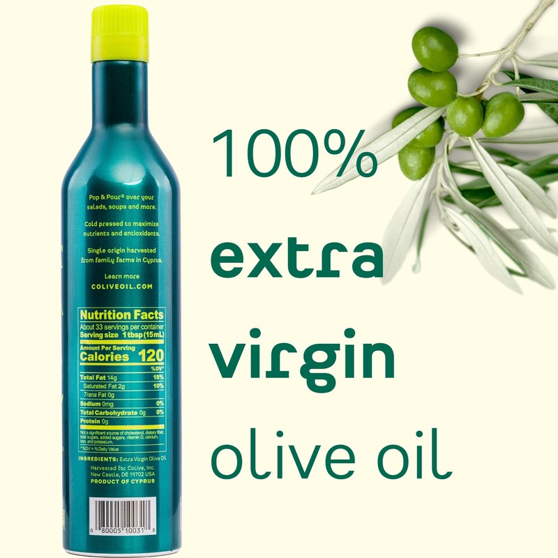 CoLive Extra Virgin Olive Oil 16.9 oz | Cold Pressed