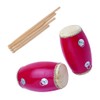 JDIEOQA 2 Pairs Wood Drum sticks, Classic Tip Drumstick, Playing