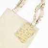 Marimo Craft SNOOPY Single Pass Case, Beige, Embossed Snoopy, Approx.