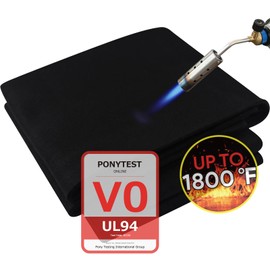 Matace - Manta resistente al fuego (5 mm, 20 x 47 pulgadas, resistente al calor, llama/químicos, protección contra chispas y gas para soldadura, corte de metal, parrilla de camping o estufa