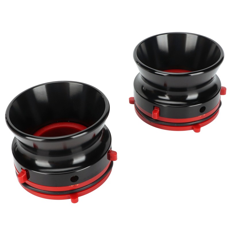 1 Pair NAB Hub Adapters Professional Polished Aluminum Reel to