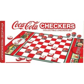 Coca-Cola 2020 COCA-COLA CHECKERS SET w/ Vintage Art Board Game Collectible Set - NIB!