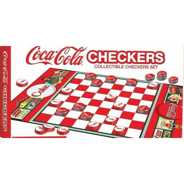 Coca-Cola 2020 COCA-COLA CHECKERS SET w/ Vintage Art Board Game