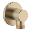 Derengge SA-0041-BG Handheld Shower Wall Supply Elbow, Wall-Mount Hose Connector,