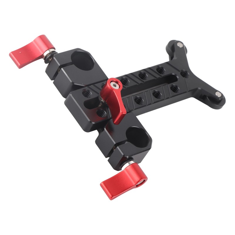 Long Lens Support Height Adjustable 15mm Rod Hole Aluminum Alloy