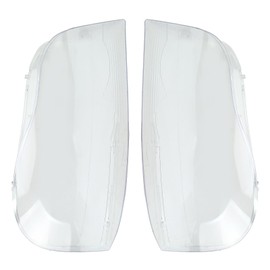 AUTOKAY Pair Front Headlight Headlamp Lampshade Lens Cover Fits for Volvo XC90 2006-2014