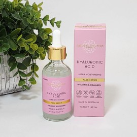 Natural Infusion Hyaluronic Acid Face Serum w/ Vitamin C & Collagen Moisturizing