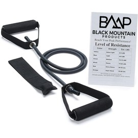 Black Mountain Products Banda de Resistencia Individual (Incluye Ancla de Puerta y guía de Usuario)