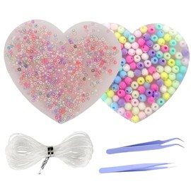 Picky Pad Reusable Sensory, Skin Picking Fidget Toys, Picky Pad with 2 Tipped Tweezers Stress Relief Toys for Skin Picking Dermatillomania & Trichotillomania Relief (1 heart)