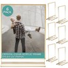PBF 8.5x11 Acrylic Picture Frame Display Stand | Vertical Clear