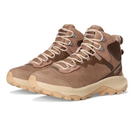 Merrell Women's Speed Strike 2 Leather Thermo Mid Waterproof Snow Boot, Hazel, 10