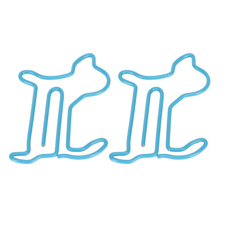 100pcs Dog Shaped Paper Clips Slip Resistance Exquisite Cute Paper