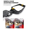 Mirrors Doors Off for Wrangler JK TJ 1997-2018, Side Mirrors