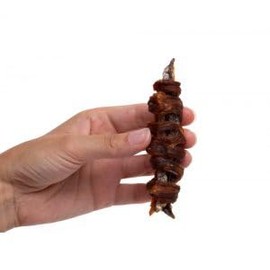 Preen Pets Wild Alaskan Salmon & Sirloin Beef Twists – Fish Dog Treats Crunchy (8 OZ)