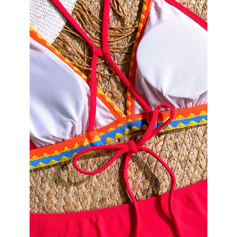 BIKINX Womens Swimsuits Thong Bikini Sets for Women Triangle Two