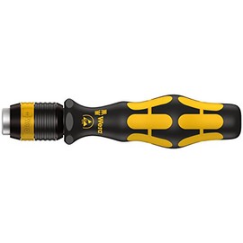 Wera 05051273001 Kraftform ESD 813 R Hexagon Bitholding Screwdriver, Non-Magnetic, 1/4" Head, 90mm Blade Length