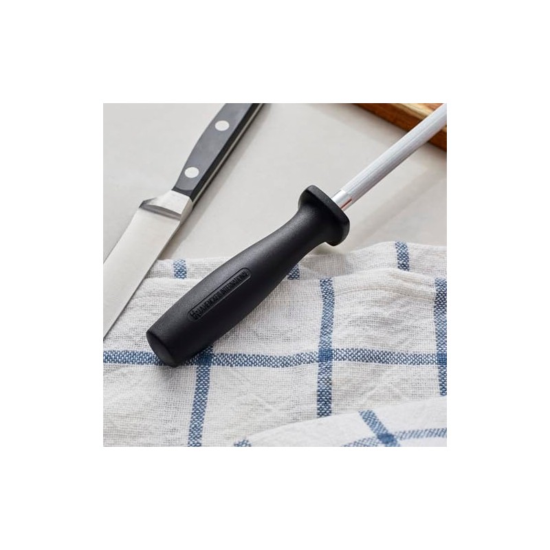 HENCKELS Sharpening Steel, 9-inch Fine Edge Honing Rod for Knife