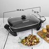 BLACK+DECKER Electric Skillet, Variable Temperature Control, Nonstick Cooking Surface, Dishwasher