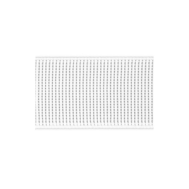 Dritz 1-1/2" Ribbed Non-Roll Elastic, 2-Yards Long, White