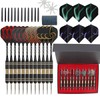 Ariv Hommey 12PCS 22g Iron Tip Dart Flights Aluminum Barrel