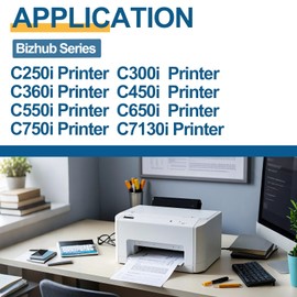 TN328 TN-328 Black Toner Cartridge High Yield Compatible TN-328 TN328K AAV8130 Toner Replacement for Konica Minolta Bizhub C250i C300i C360i C361i C7130i Printer(2-Pack, 28,000 Pages)