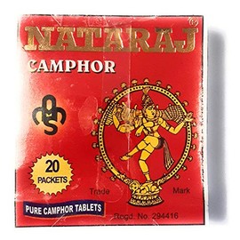 Camphor Tablets Nataraj Brand (Pack of 2 40 Tablets) Free P&P (40gx2)