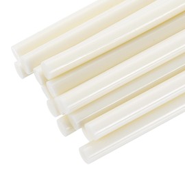sourcing map 32 Pcs Mini Hot Glue Sticks, 0.28" Dia x 3.94" Long EVA Glue Gun Sticks, White Mini Hot Melt Glue Sticks for DIY Craft Sticky Projects
