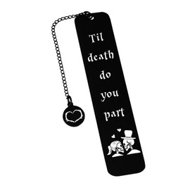 Horror Gifts White Elephant Gifts for Men Adults Christmas Stocking Stuffers for Women Men Husband Wife Scream Merch Wedding Anniversary Bookmarks Bride and Groom Gift Engagement Gifts for The Couples